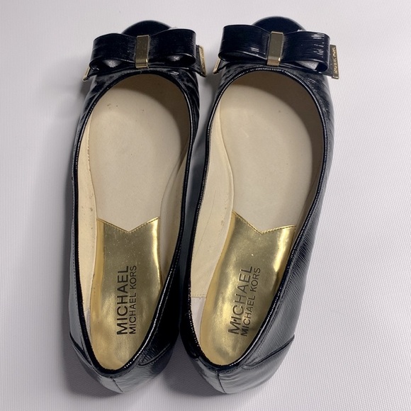 MICHAEL Michael Kors Black Patent Leather Flats - Picture 6 of 6